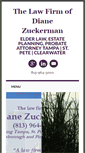 Mobile Screenshot of elderlawoftampa.com